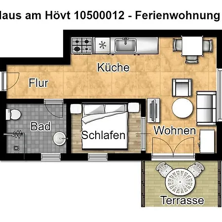 Haus Am Hoevt - 12 Daire Goehren (Ruegen)